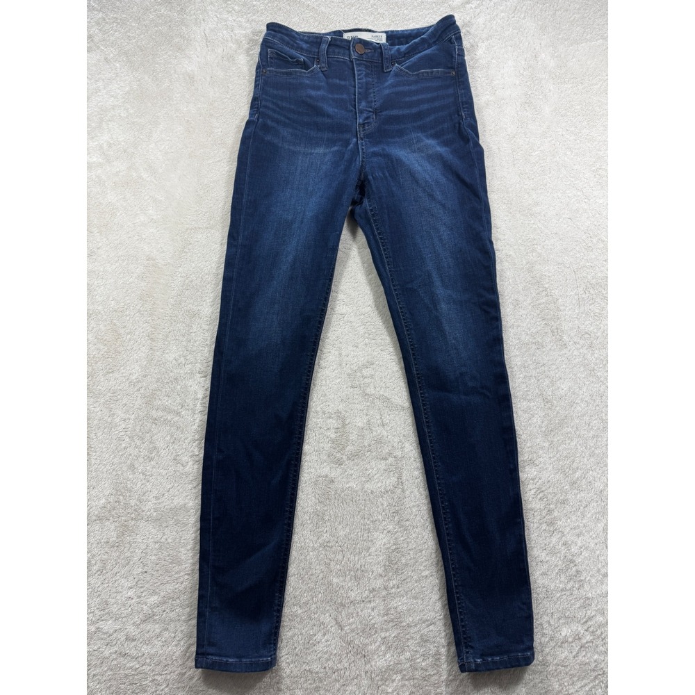 BKE Womens Parker High Rise Ankle Skinny Dark Wash Jeans 26 Meas: 26x30
